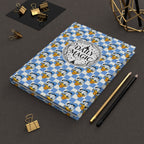 Blue Checkerboard Donald Daily Magic Matte Hardcover Journal