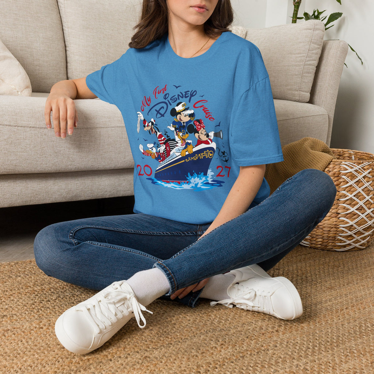 Disney 2027 My First Disney Cruise Unisex Graphic Tee Shirt