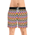 Checkerboard Mickey Hands Swim Trunks