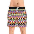 Checkerboard Mickey Hands Swim Trunks