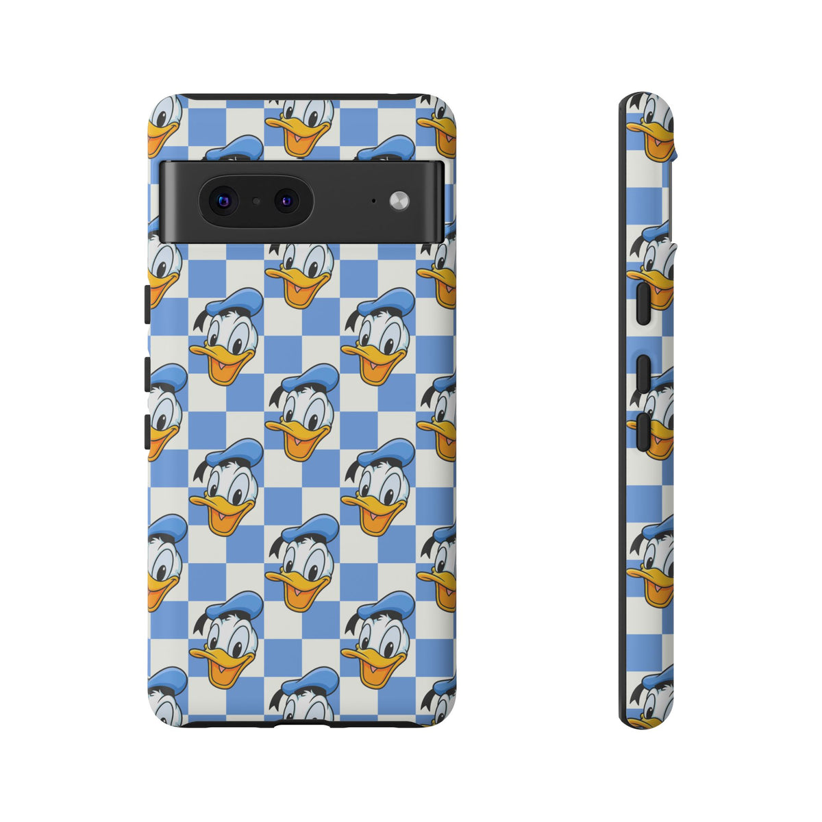Blue Checkerboard Donald Resort Ready Cell Phone Tech Case