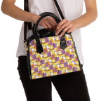 Figment on the Moon Yellow Shoulder Handbag