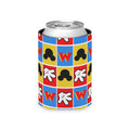 Checkerboard Mickey Hands Can Cooler Drink Koozie