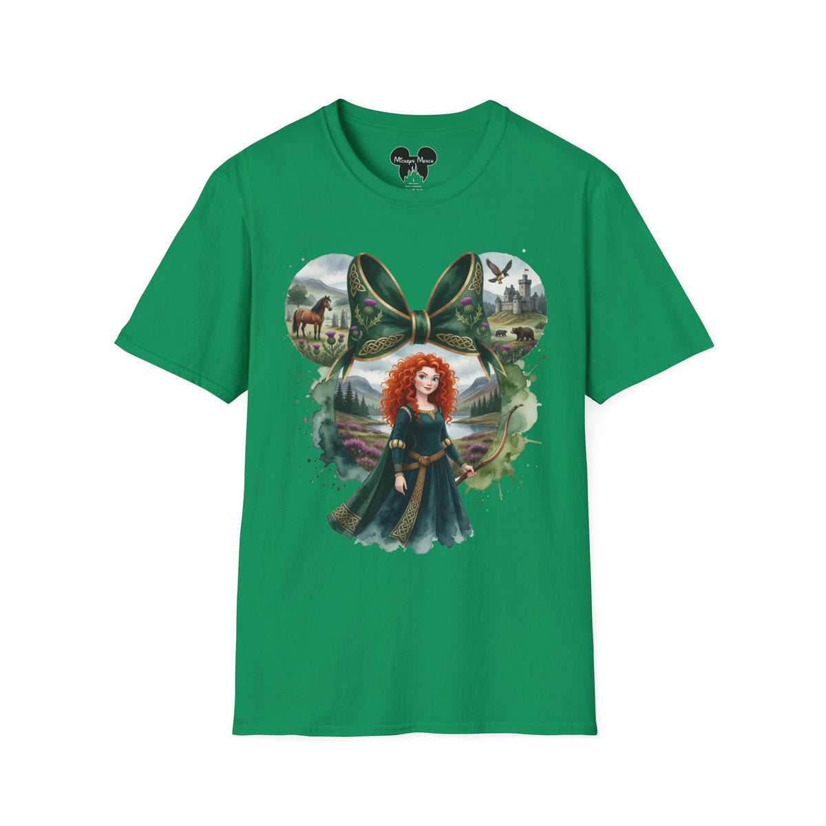 Disney Princess - Merida's Celtic Archer Vignette Unisex Graphic Tee