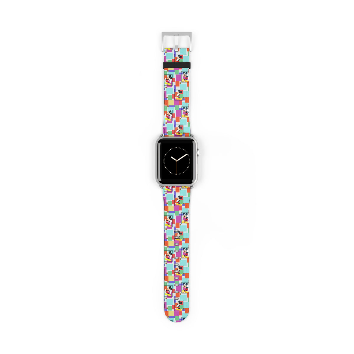 Colorblock Mickey Whimsical Watch Band - Apple