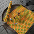 Tangerine Treat Orange Bird Wrapping Paper Roll