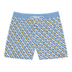 Blue Checkerboard Donald Swim Trunks