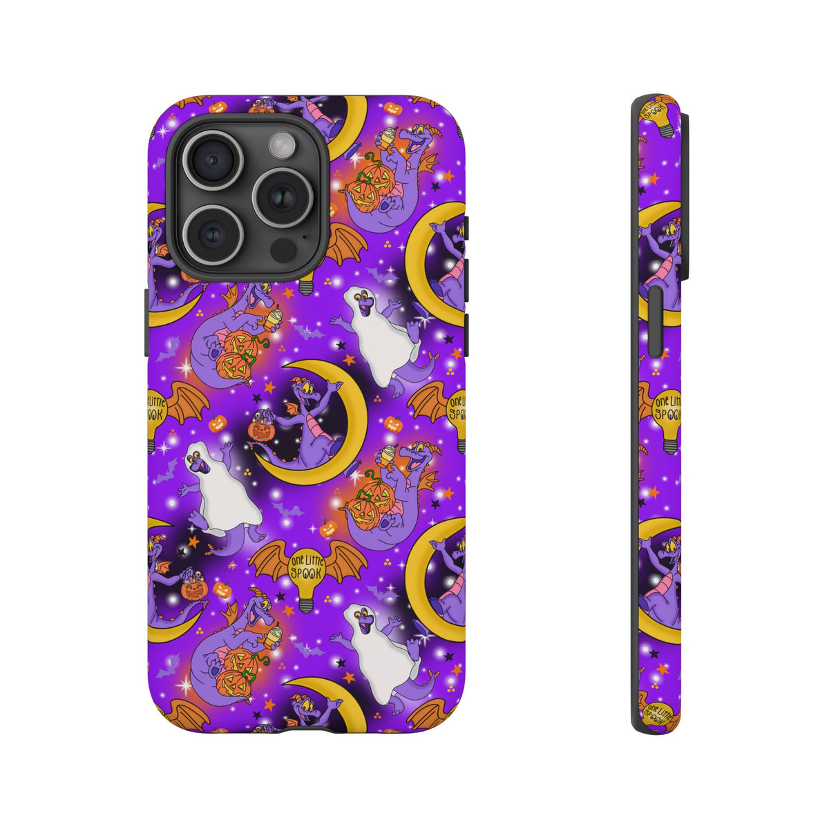 Figment on the Moon Purple Resort Ready Cell Phone Tech Case