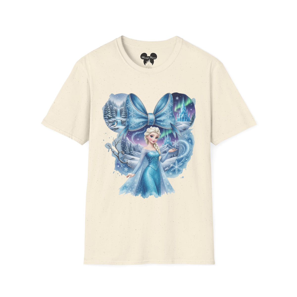 Disney Princess - Elsa's Frozen Ice Castle Vignette Unisex Graphic Tee