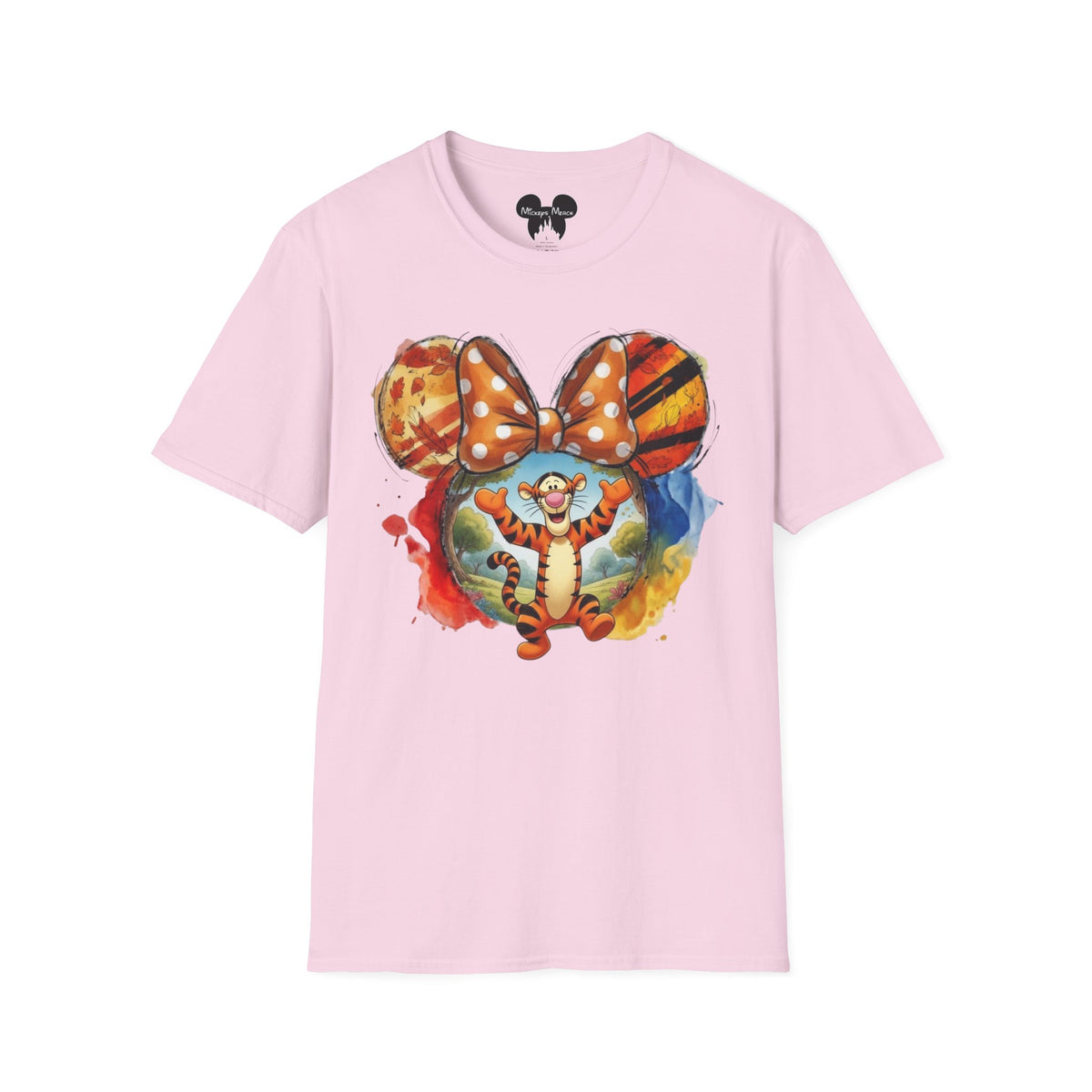 Winnie the Pooh - Tigger's Bouncy Autumn Vignette Unisex Graphic Tee