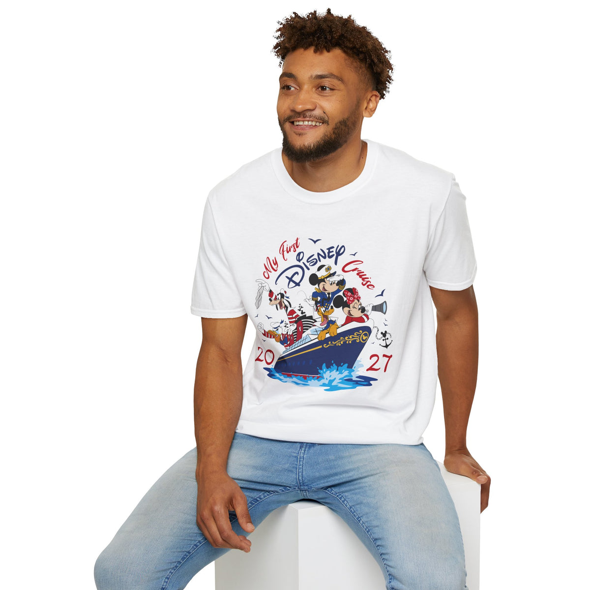 Disney 2027 My First Disney Cruise Unisex Graphic Tee Shirt