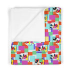 Colorblock Mickey Happily Ever After Baby Blanket