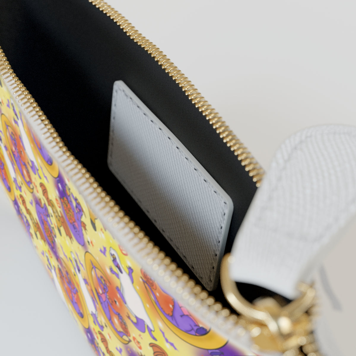 Figment on the Moon Yellow Mini Clutch