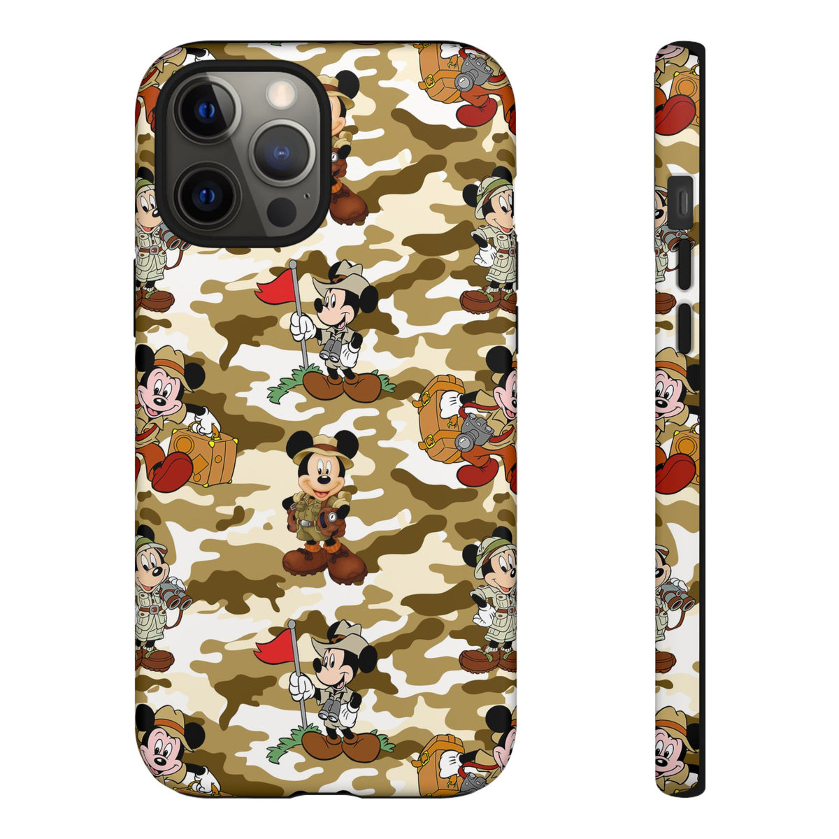 Jungle Camo Mickey Resort Ready Cell Phone Tech Case