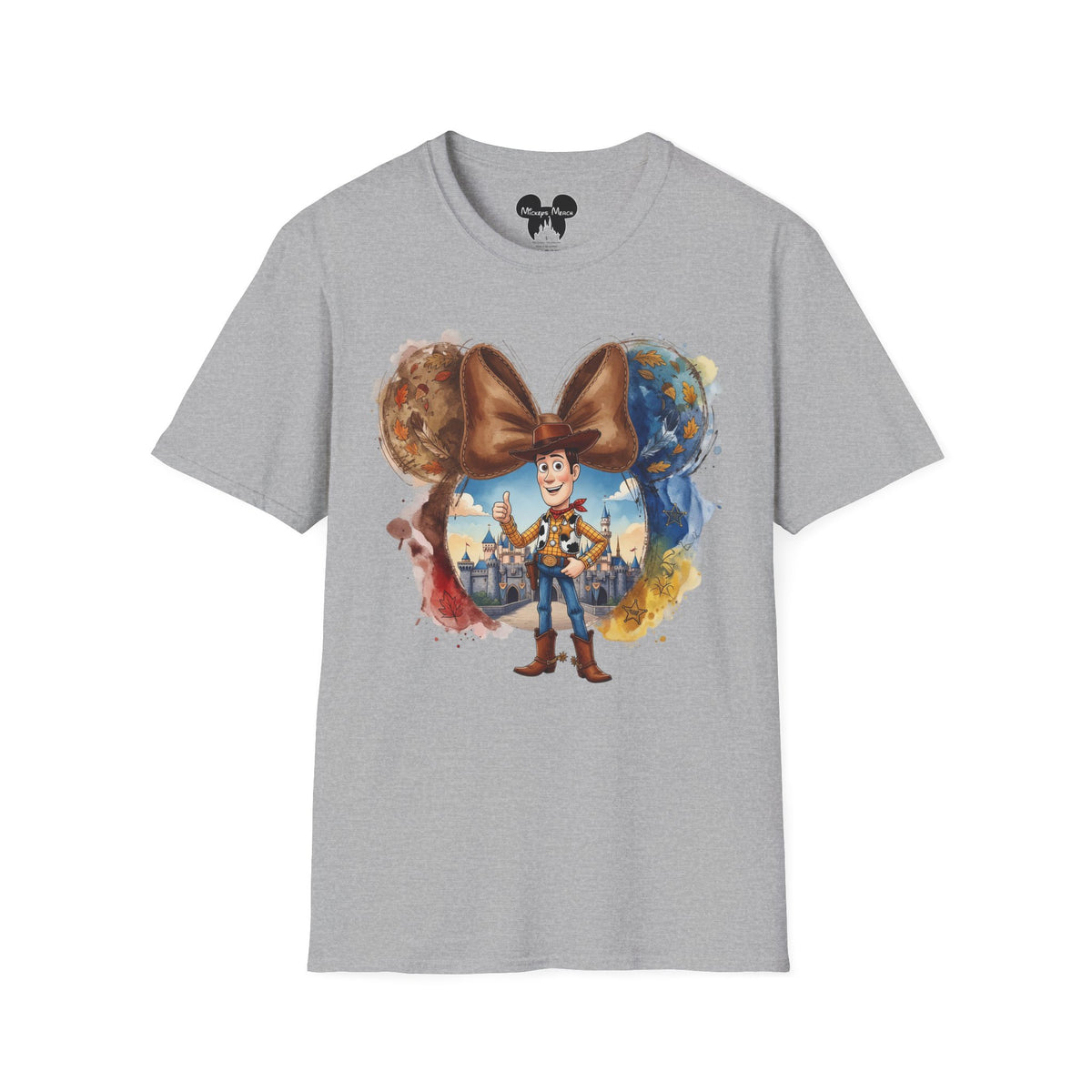 Toy Story - Woody's Cowboy Kingdom Vignette Unisex Graphic Tee