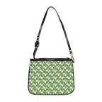 Green Checkerboard Goofy Small Shoulder Bag