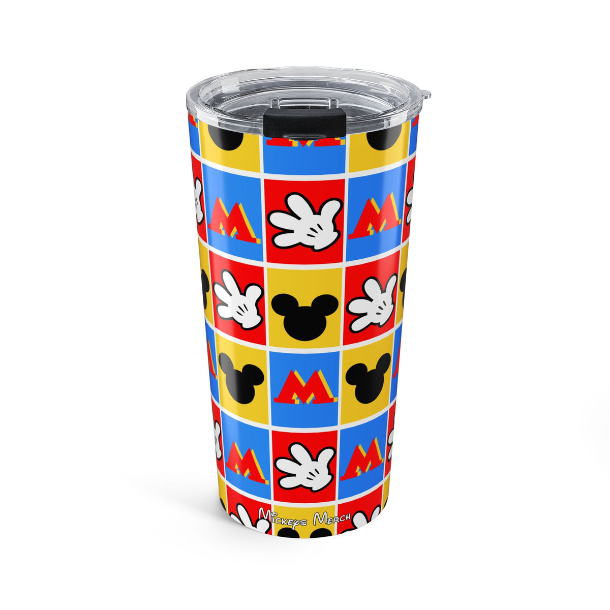 Checkerboard Mickey Hands 20oz Tumbler