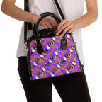 Figment on the Moon Purple Shoulder Handbag