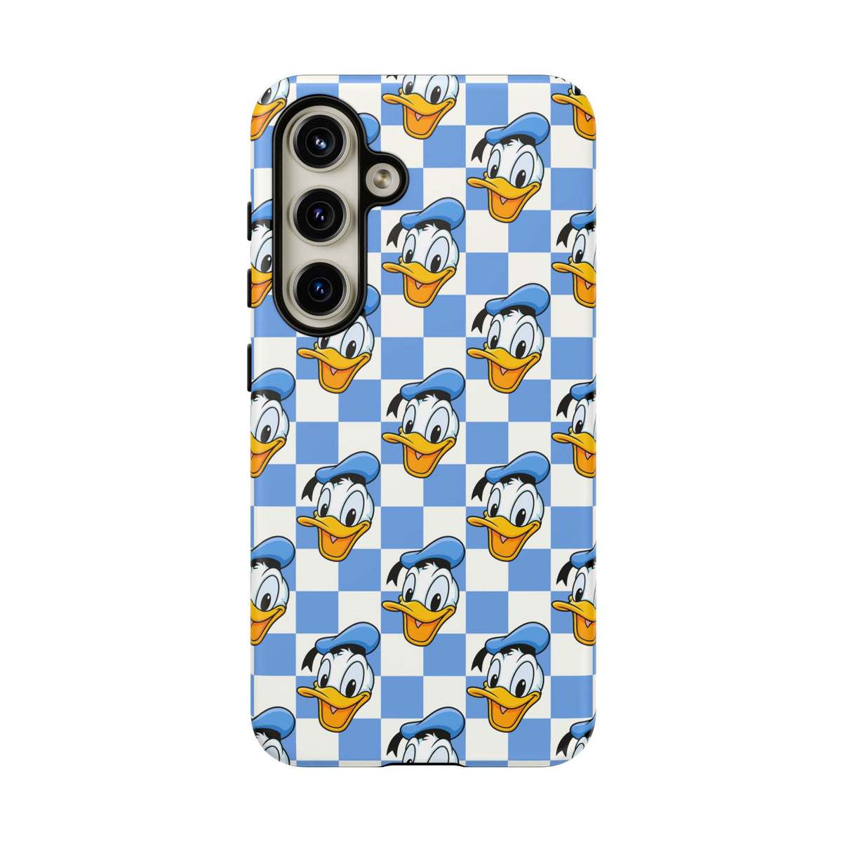 Blue Checkerboard Donald Resort Ready Cell Phone Tech Case