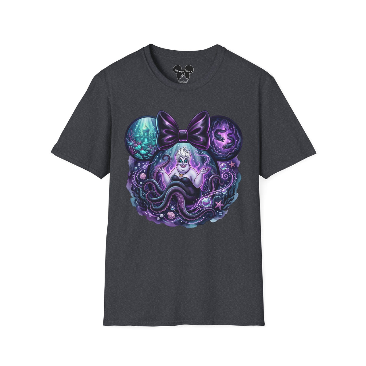 Disney Villains - Ursula's Sea Witch Vignette Unisex Graphic Tee