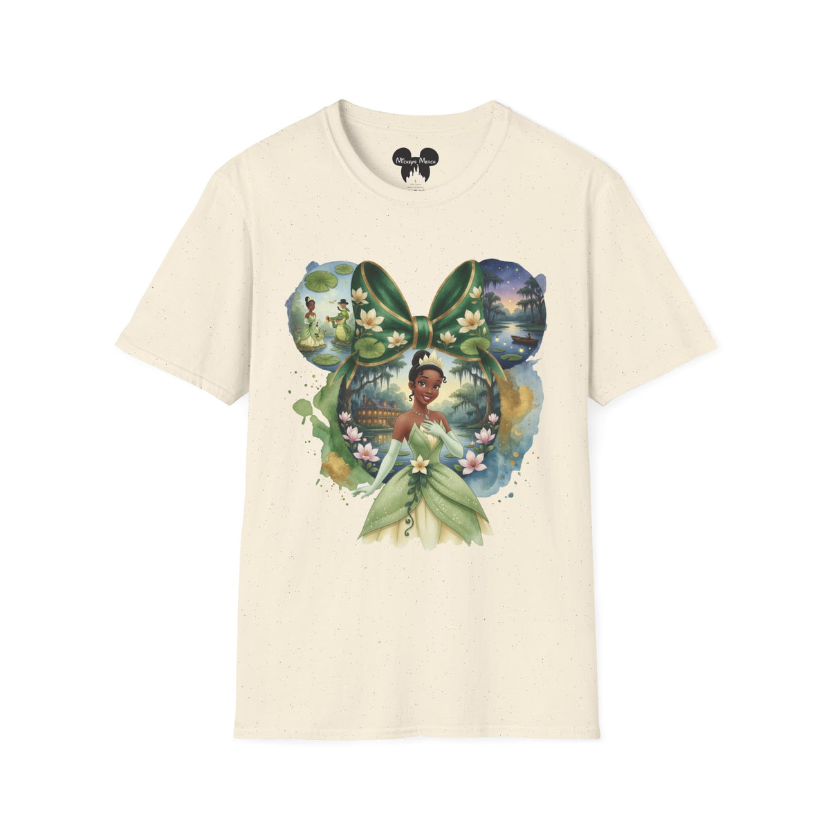 Disney Princess - Tiana's Bayou Waterlily Vignette Unisex Graphic Tee