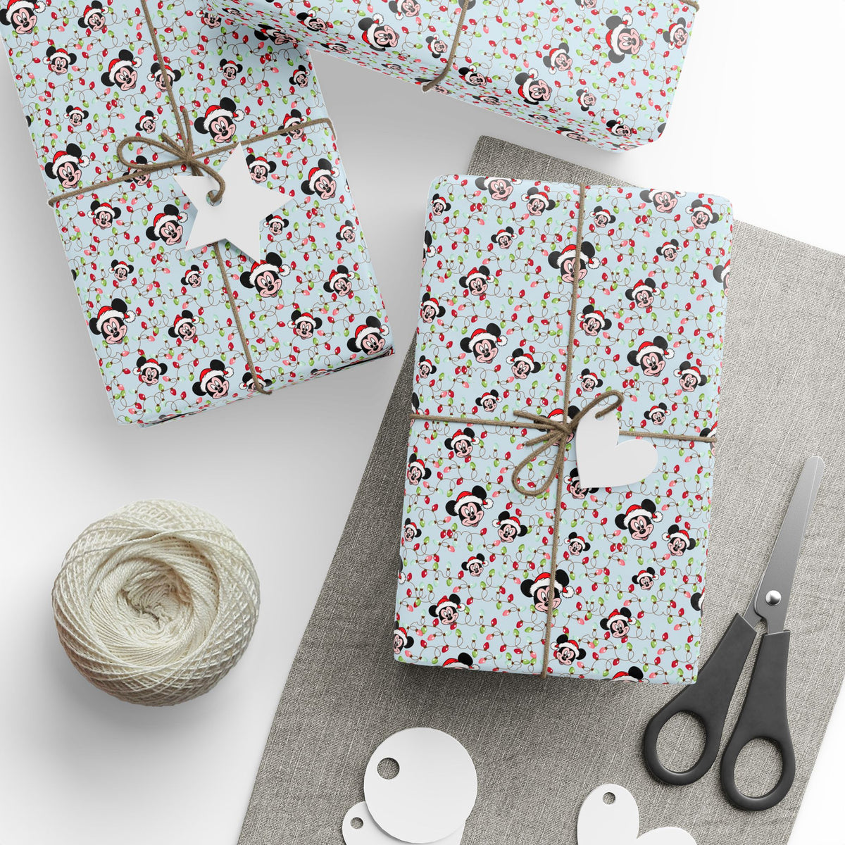 Christmas String Light Magic Wrapping Paper Roll