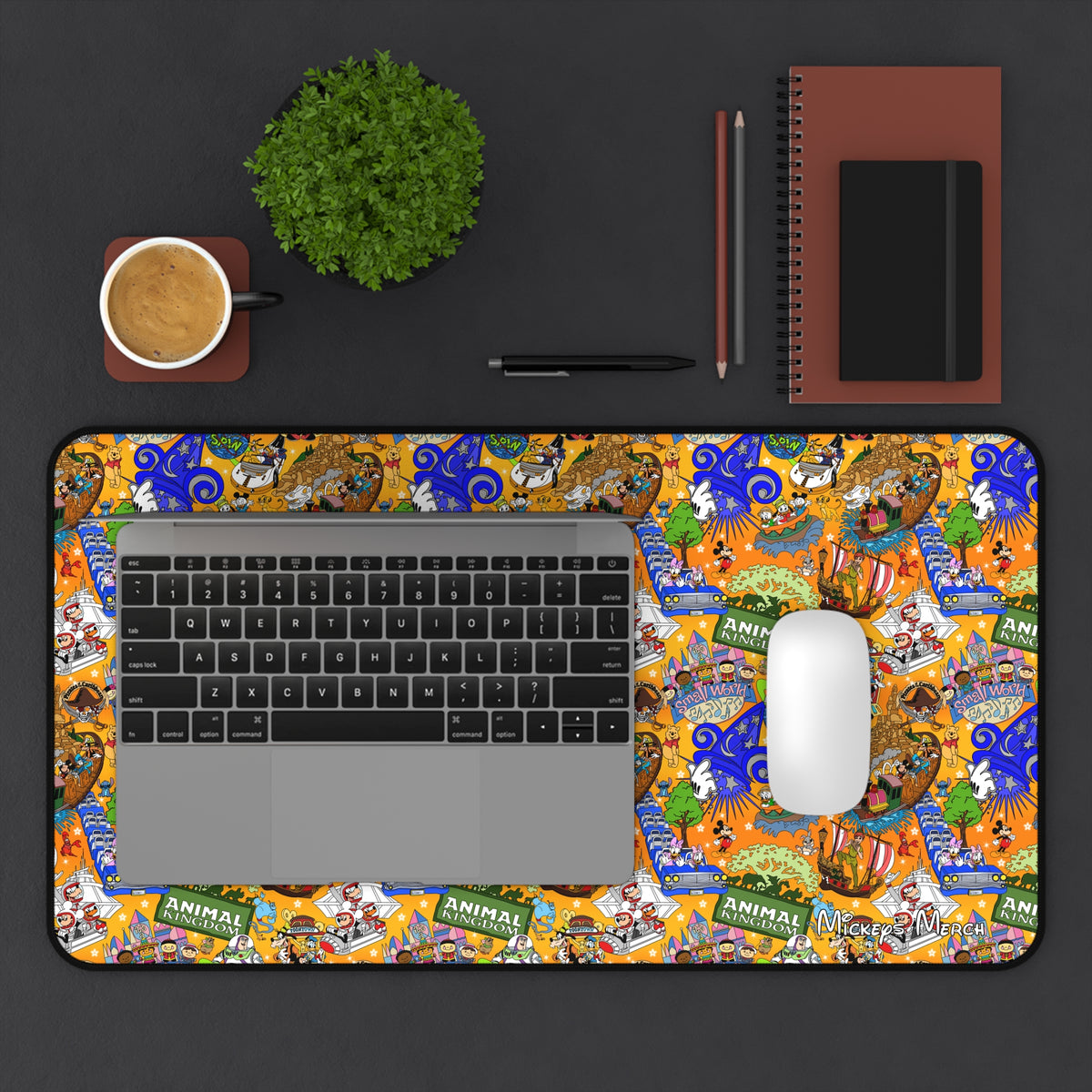 Four Parks Ride Collage Stateroom Desk Mat