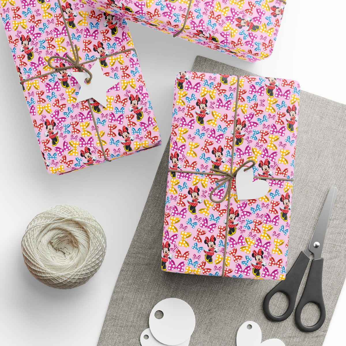 Pink Bownanza Wrapping Paper Roll