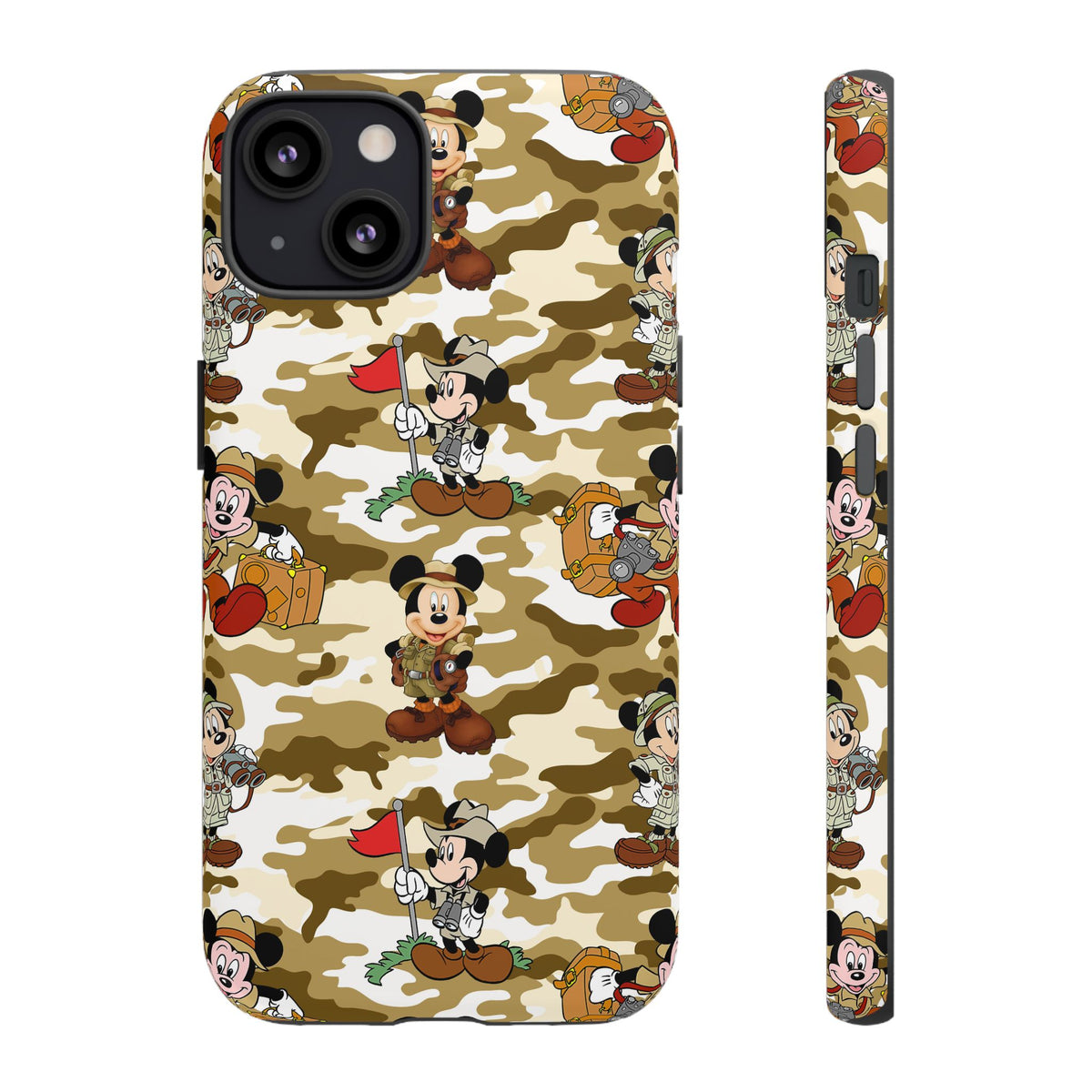 Jungle Camo Mickey Resort Ready Cell Phone Tech Case