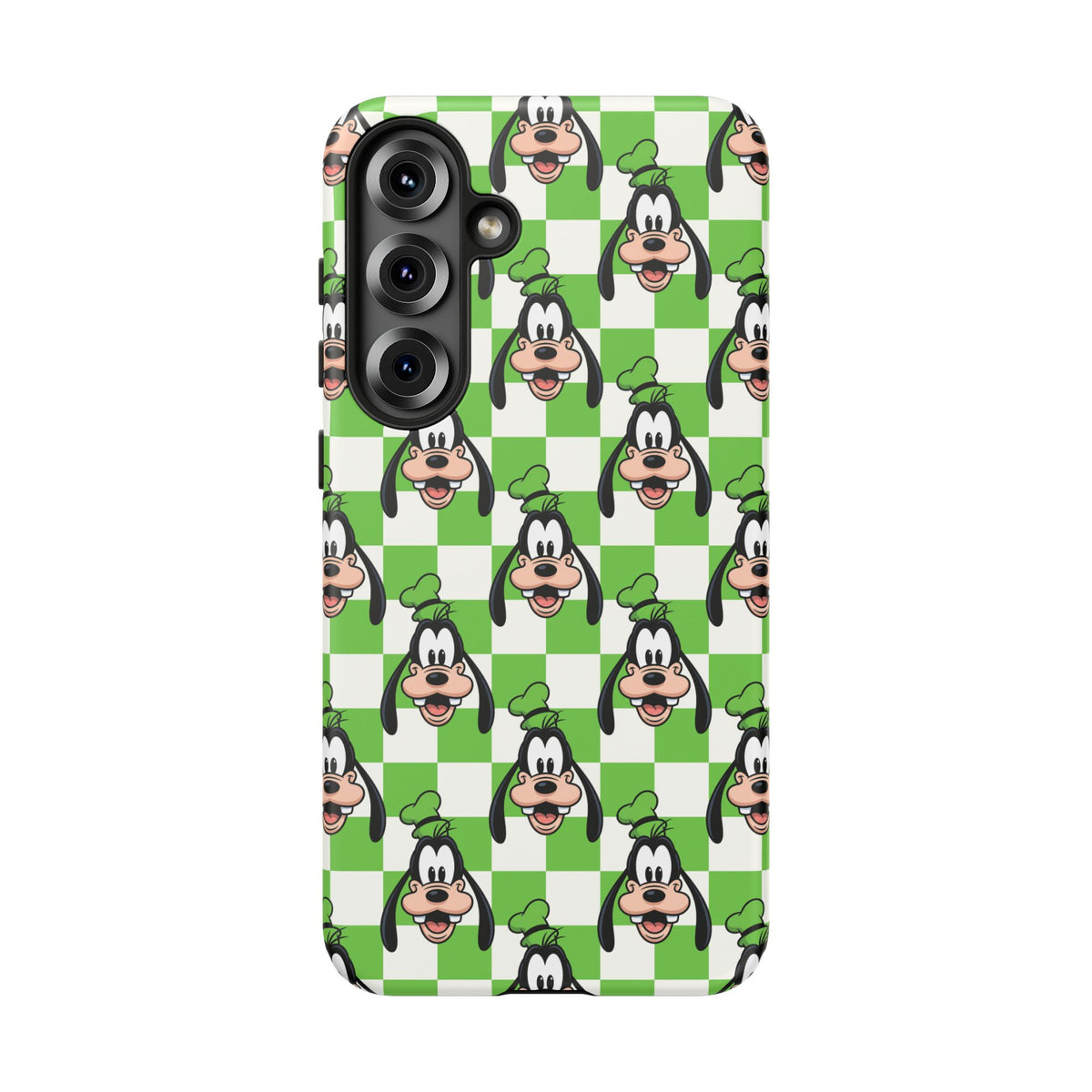 Green Checkerboard Goofy Resort Ready Cell Phone Tech Case