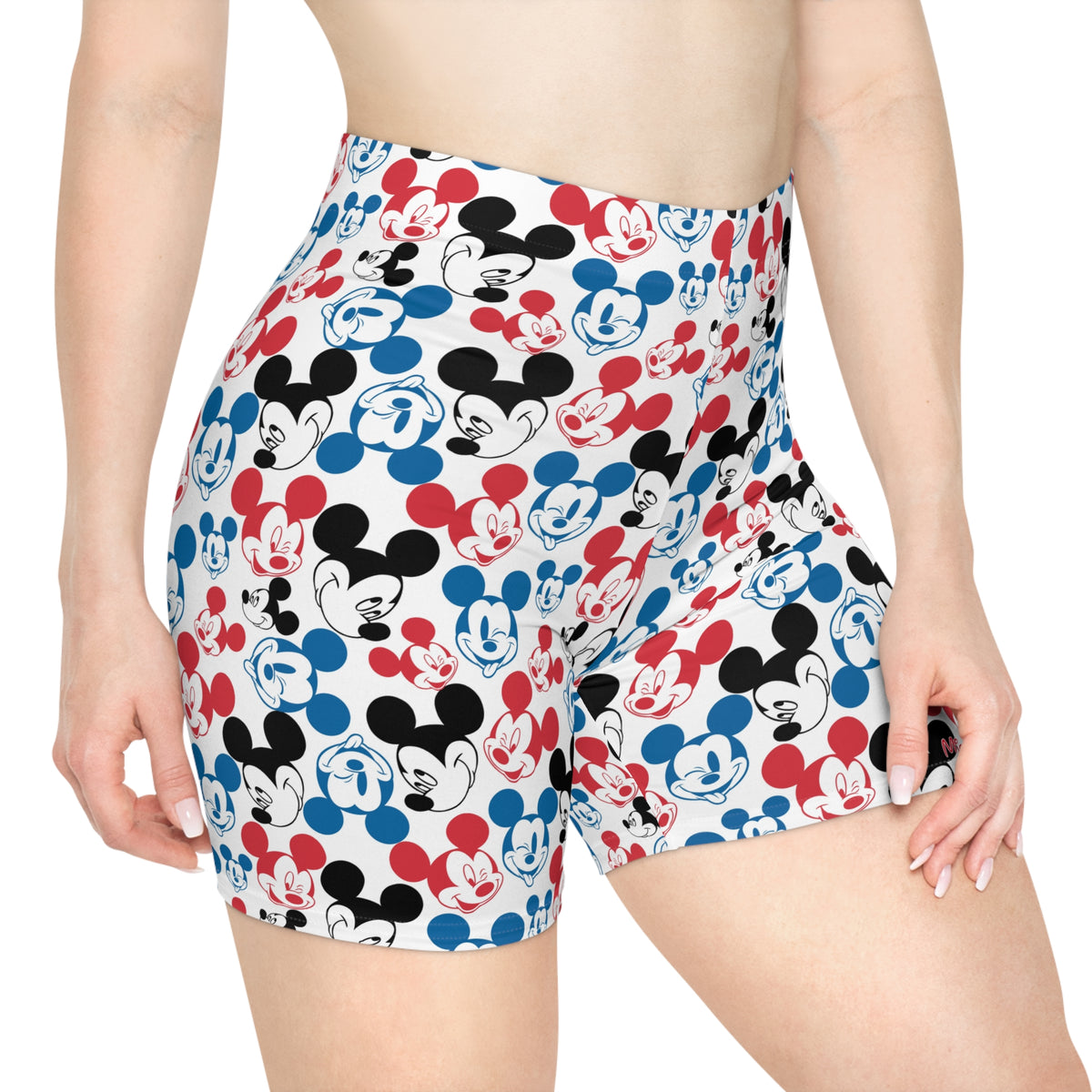 Emoji Mickey Bike Shorts