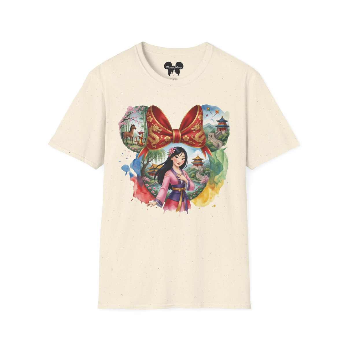 Disney Princess - Mulan's Imperial Blossom Vignette Unisex Graphic Tee