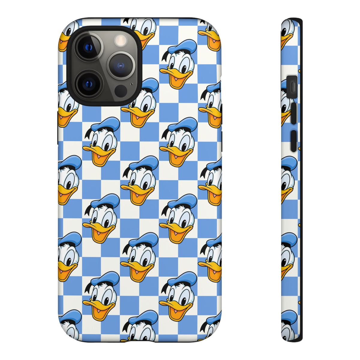 Blue Checkerboard Donald Resort Ready Cell Phone Tech Case