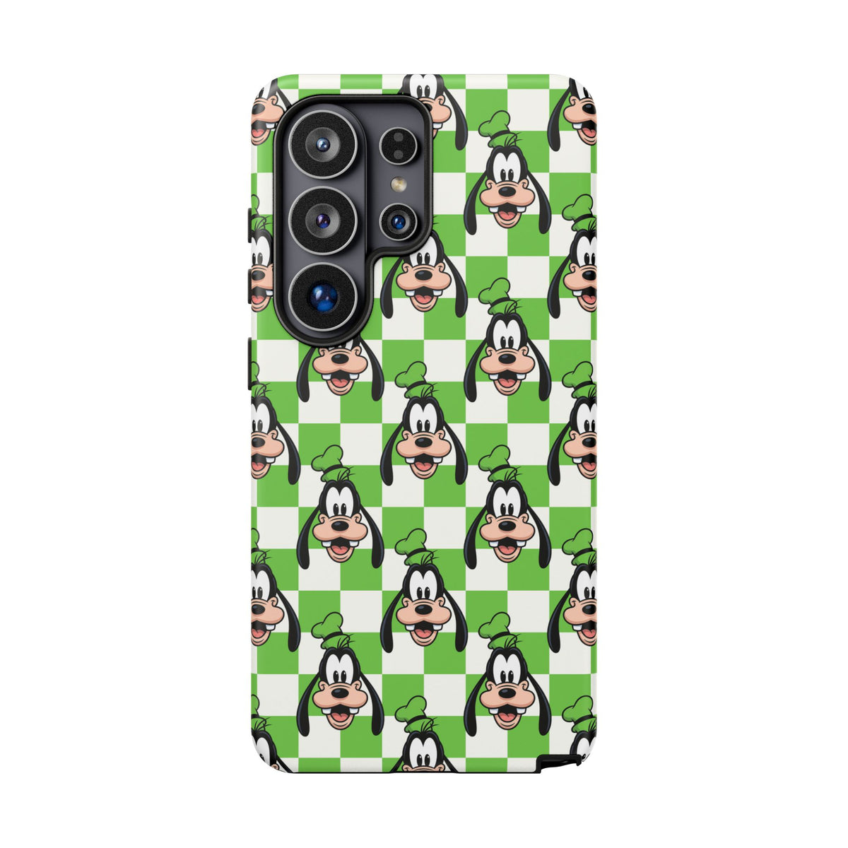Green Checkerboard Goofy Resort Ready Cell Phone Tech Case