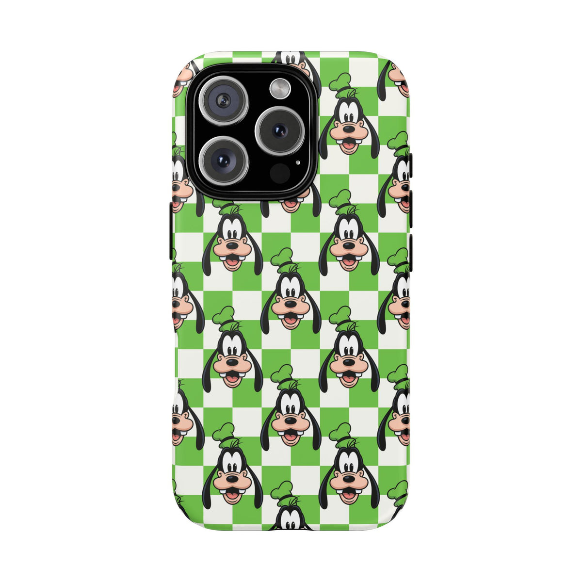 Green Checkerboard Goofy Resort Ready Cell Phone Tech Case