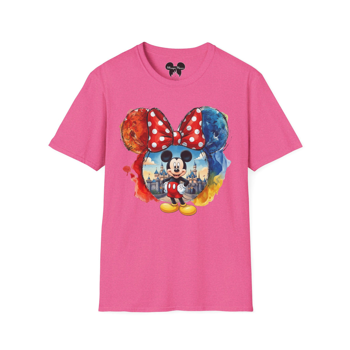 Sensational Six - Mickey's Kingdom of Dreams Watercolor Vignette Unisex Graphic Tee