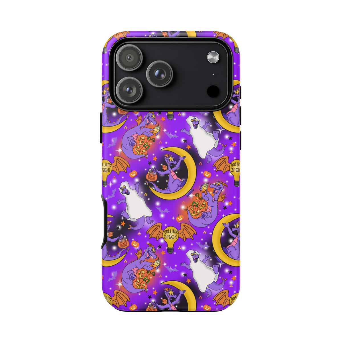 Figment on the Moon Purple Resort Ready Cell Phone Tech Case