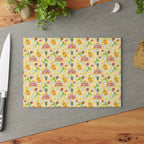 Enchanted Tiki Room Glass Cutting Board