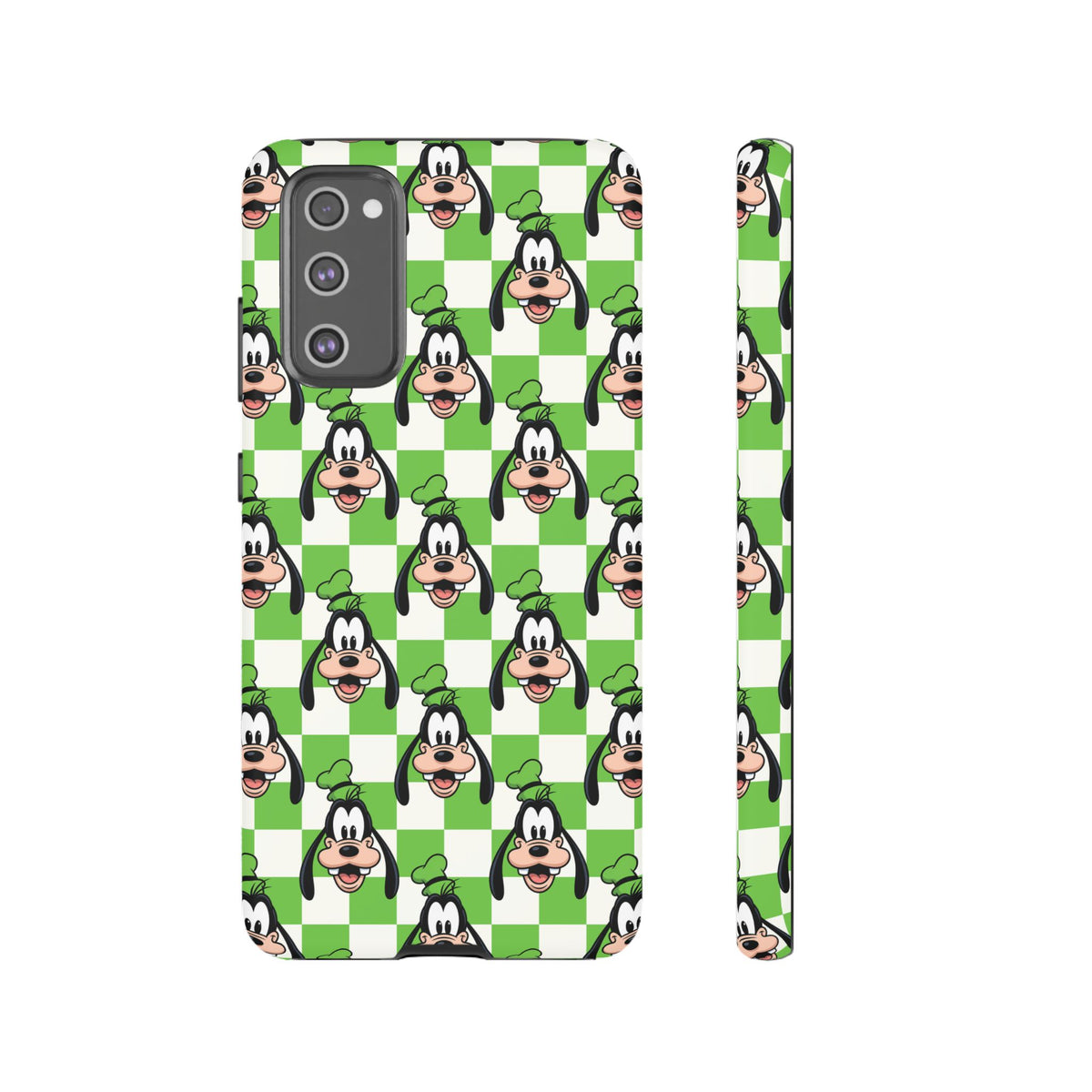Green Checkerboard Goofy Resort Ready Cell Phone Tech Case