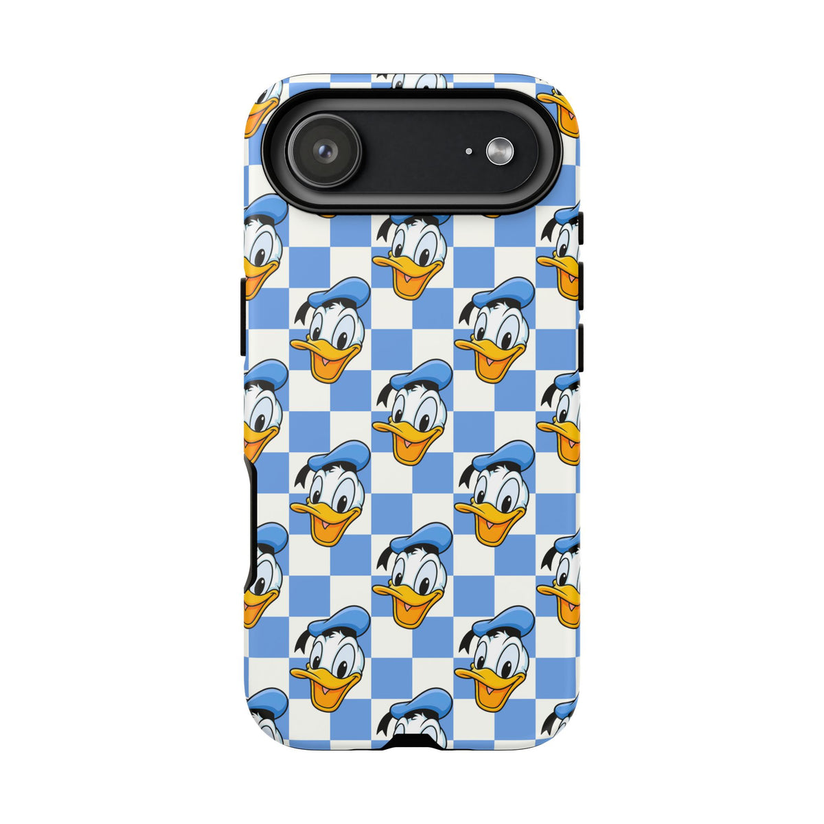 Blue Checkerboard Donald Resort Ready Cell Phone Tech Case