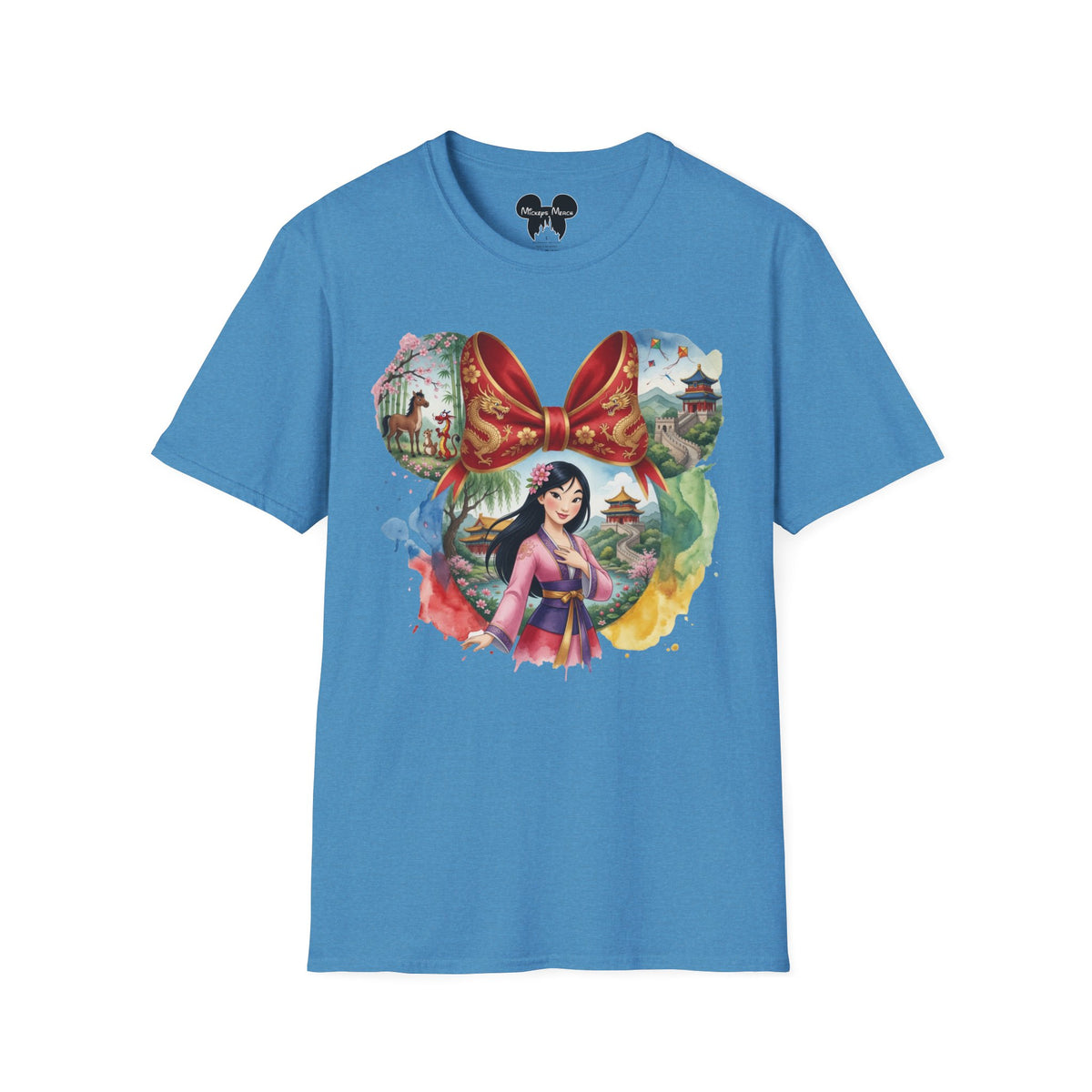 Disney Princess - Mulan's Imperial Blossom Vignette Unisex Graphic Tee
