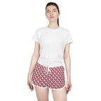 Pink Checkerboard Minnie Relaxed Dolphin Shorts