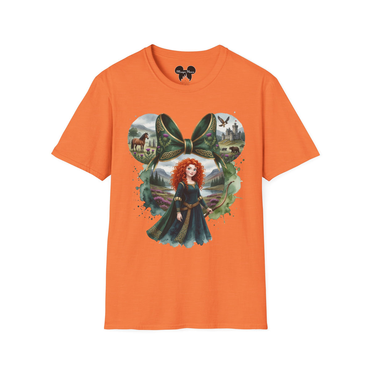 Disney Princess - Merida's Celtic Archer Vignette Unisex Graphic Tee