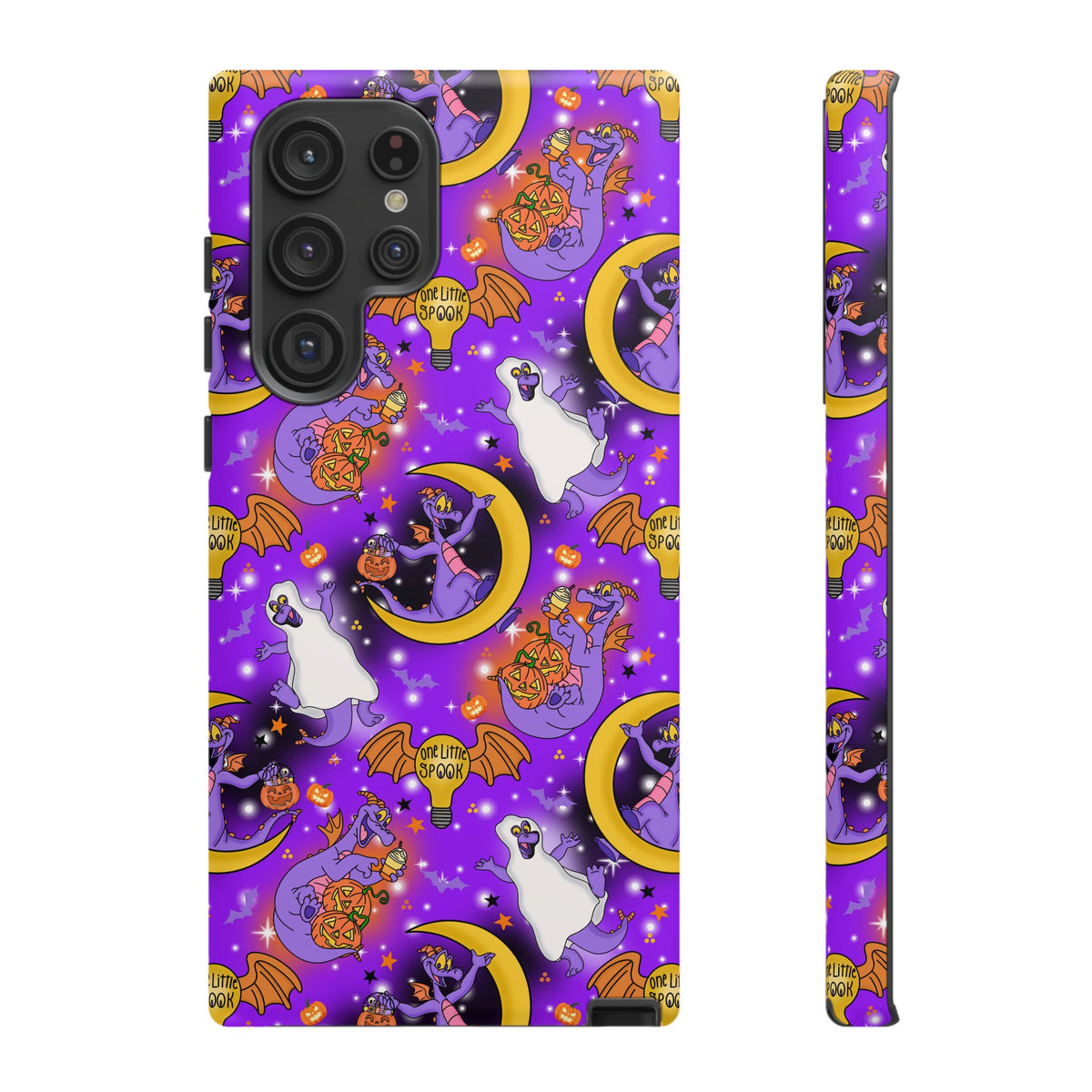 Figment on the Moon Purple Resort Ready Cell Phone Tech Case