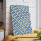 Blue Checkerboard Donald Glass Cutting Board