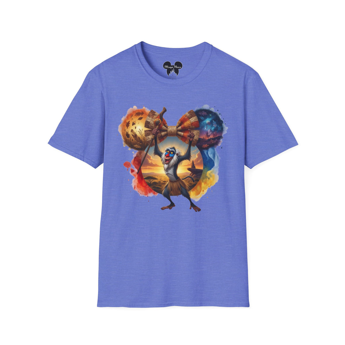 Lion King - Rafiki's Straw Savannah Vignette Unisex Graphic Tee