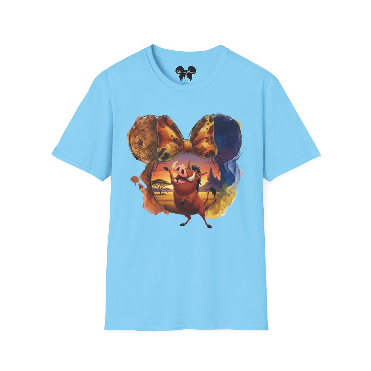 Lion King - Pumbaa's Savannah Spotted Vignette Unisex Graphic Tee