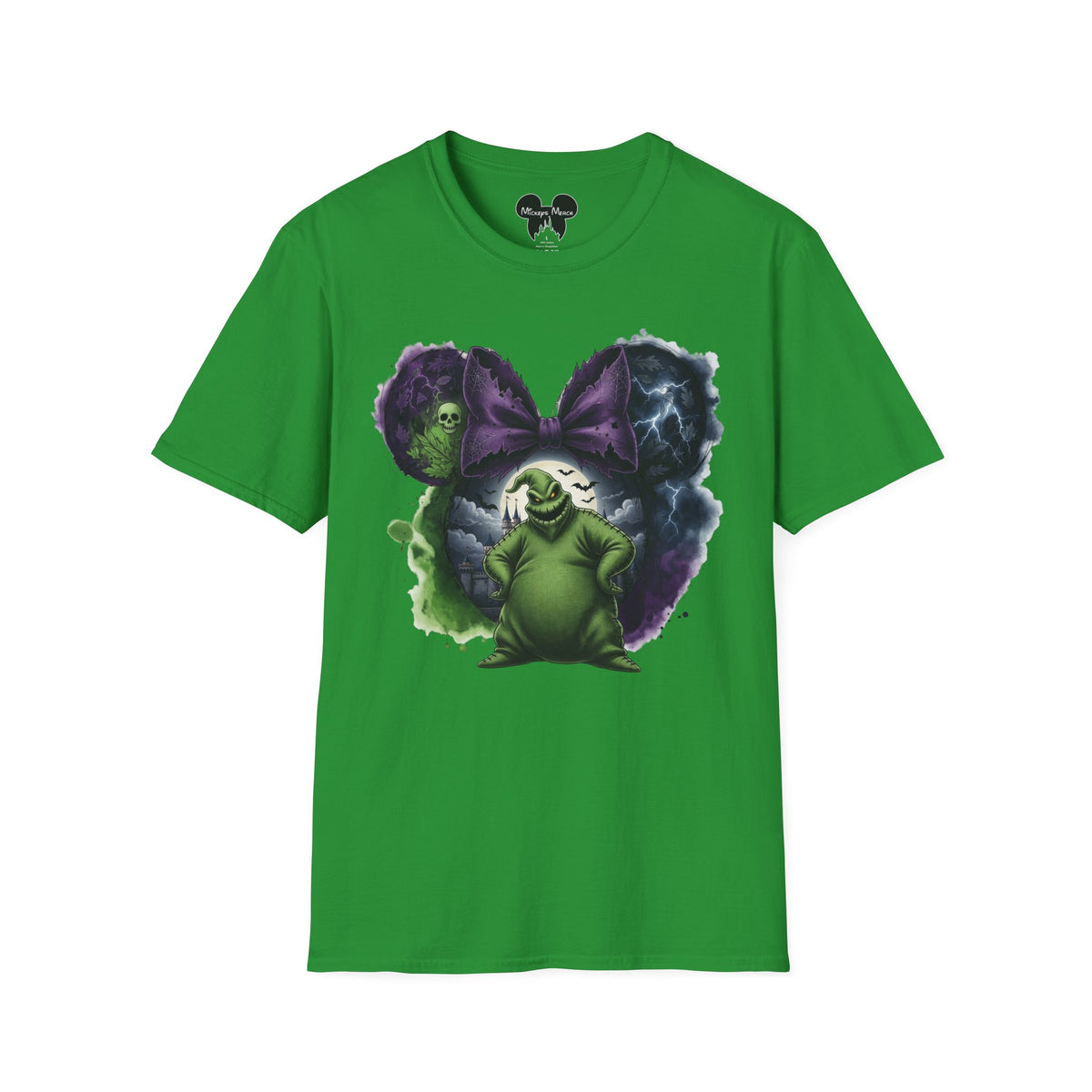 TNBC - Oogie Boogie's Spooky Cobweb Vignette Unisex Graphic Tee