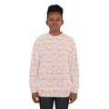Character Autographs on Pink Unisex Crewneck Sweatshirt
