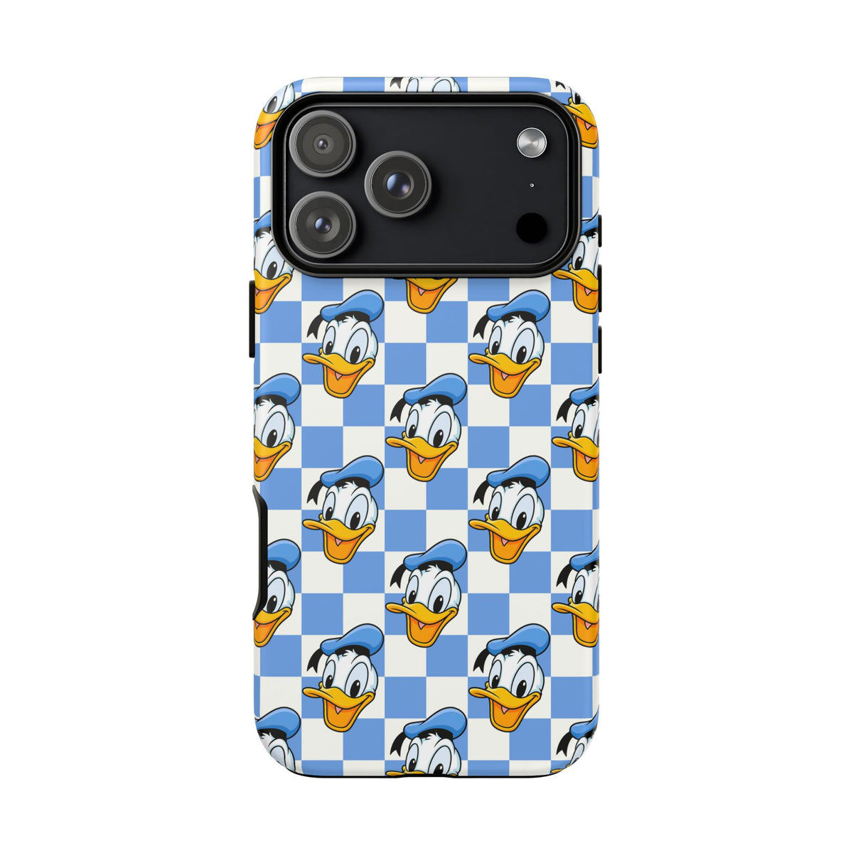 Blue Checkerboard Donald Resort Ready Cell Phone Tech Case
